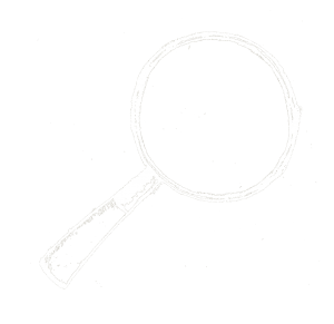 White magnifying glass